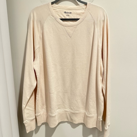Madewell Other - Madewell Cream Crewneck Sweater